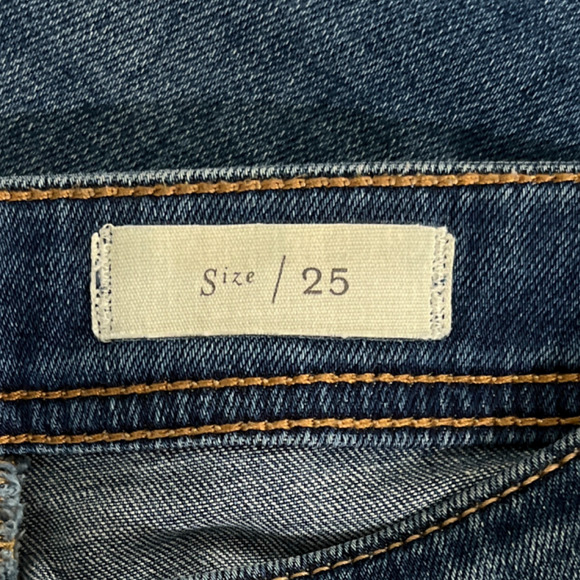 Anthropologie Pilcro Jeans Womens 25 Utility High Rise Cropped Boot Cut Denim - Picture 11 of 15